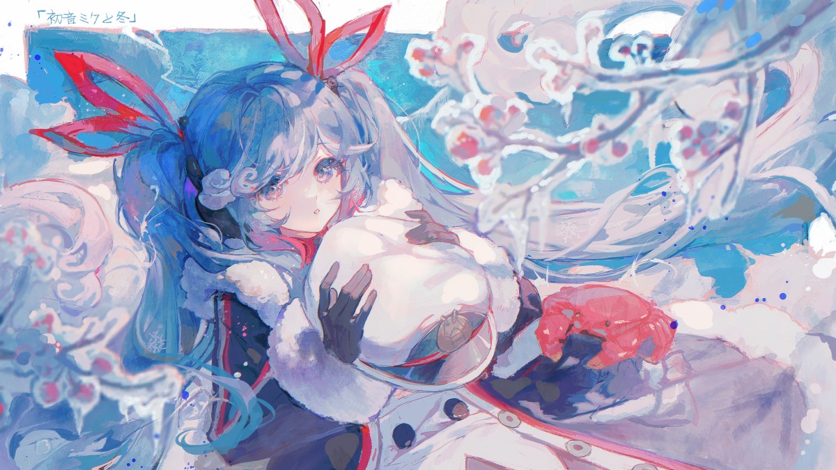 雪中的初音未来